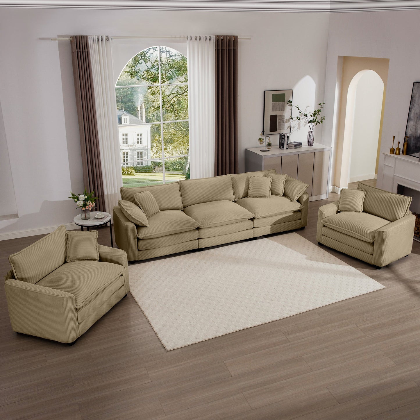 Luxurious and Sophisticated Sofa Set