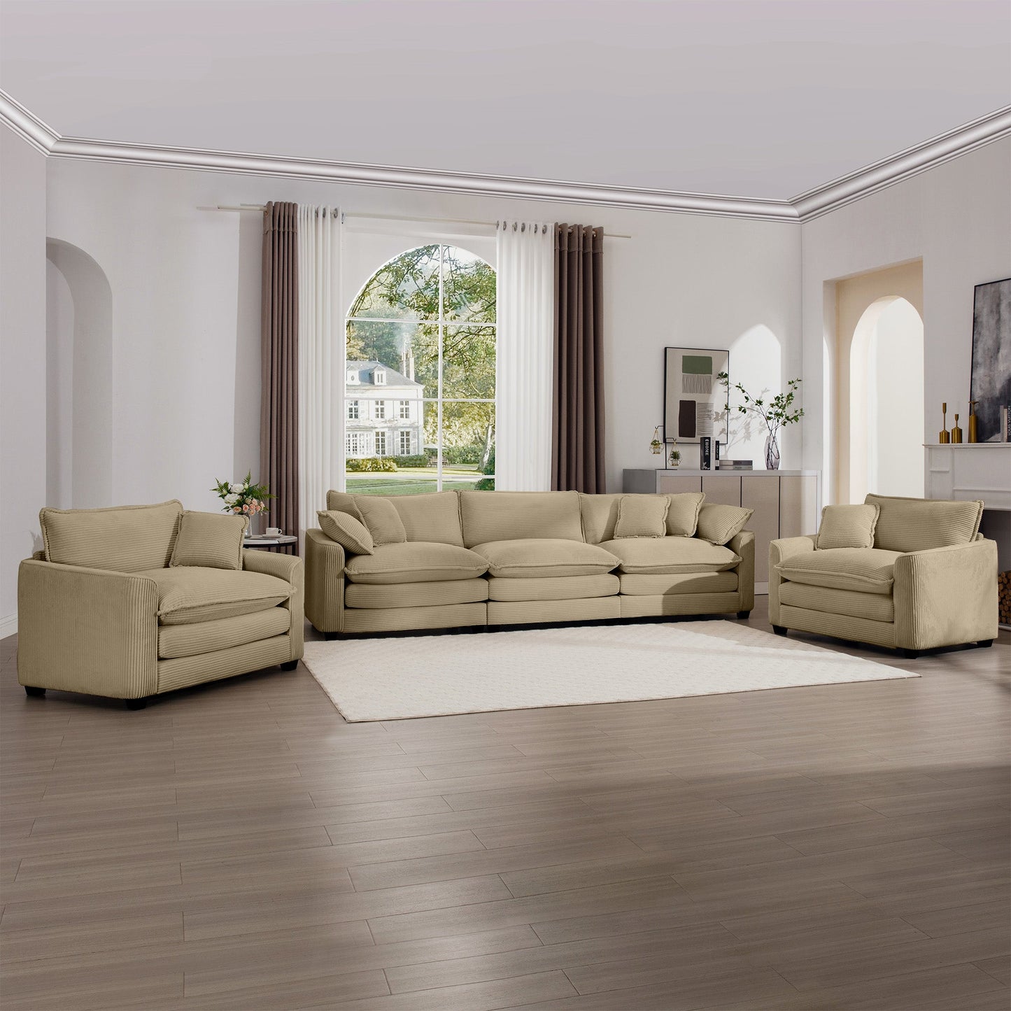 Luxurious and Sophisticated Sofa Set