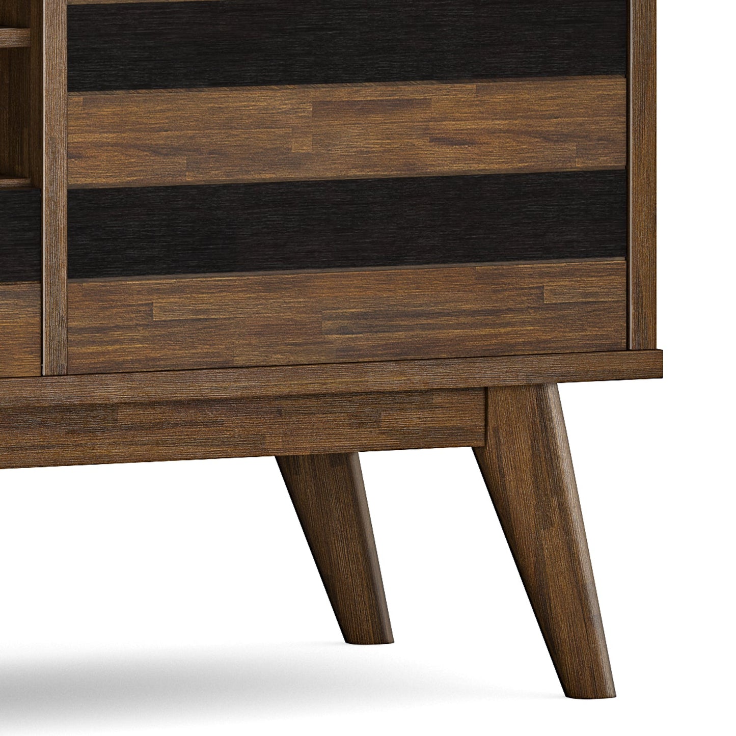 Clarkson 60 Inch Wide Solid Acacia Wood Sideboard with Wine Storage