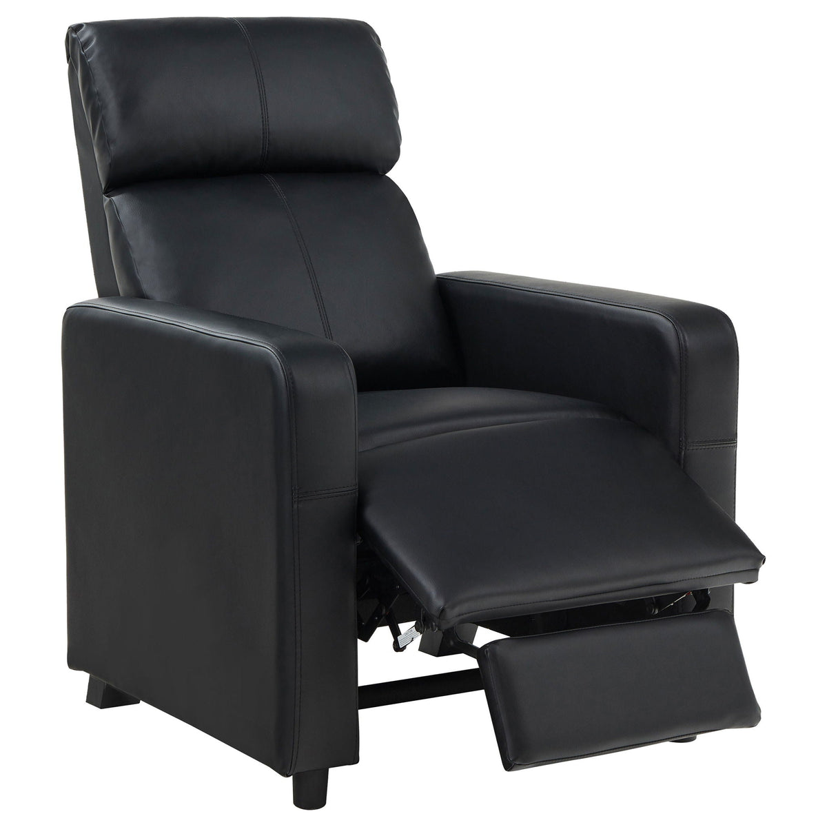 Toohey Upholstered Tufted Recliner Lounge Set Black