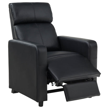 Toohey Upholstered Tufted Recliner Lounge Set Black