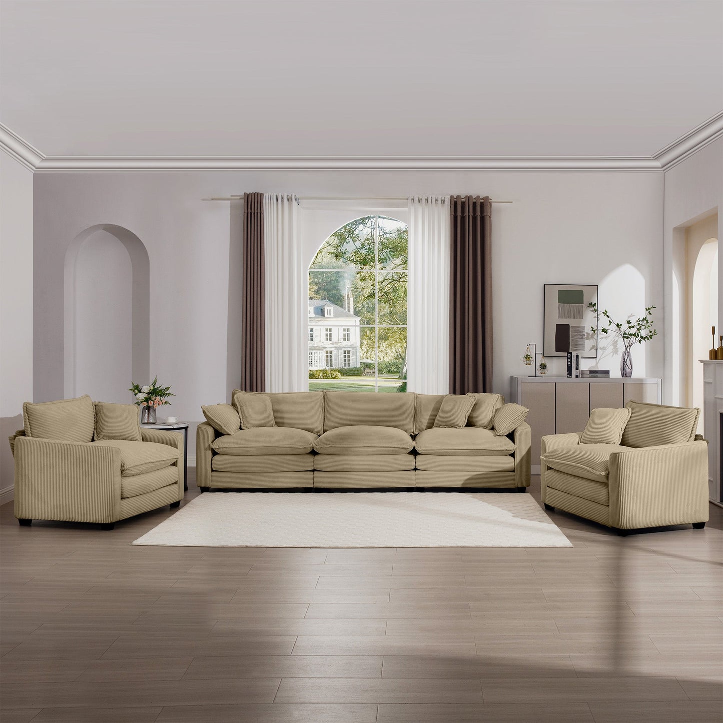 Luxurious and Sophisticated Sofa Set