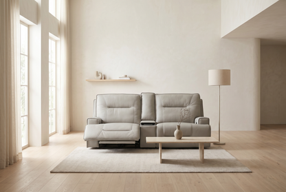 Atlas Fog Zero Gravity Power Reclining Lounge Room Sofa w/ Fridge