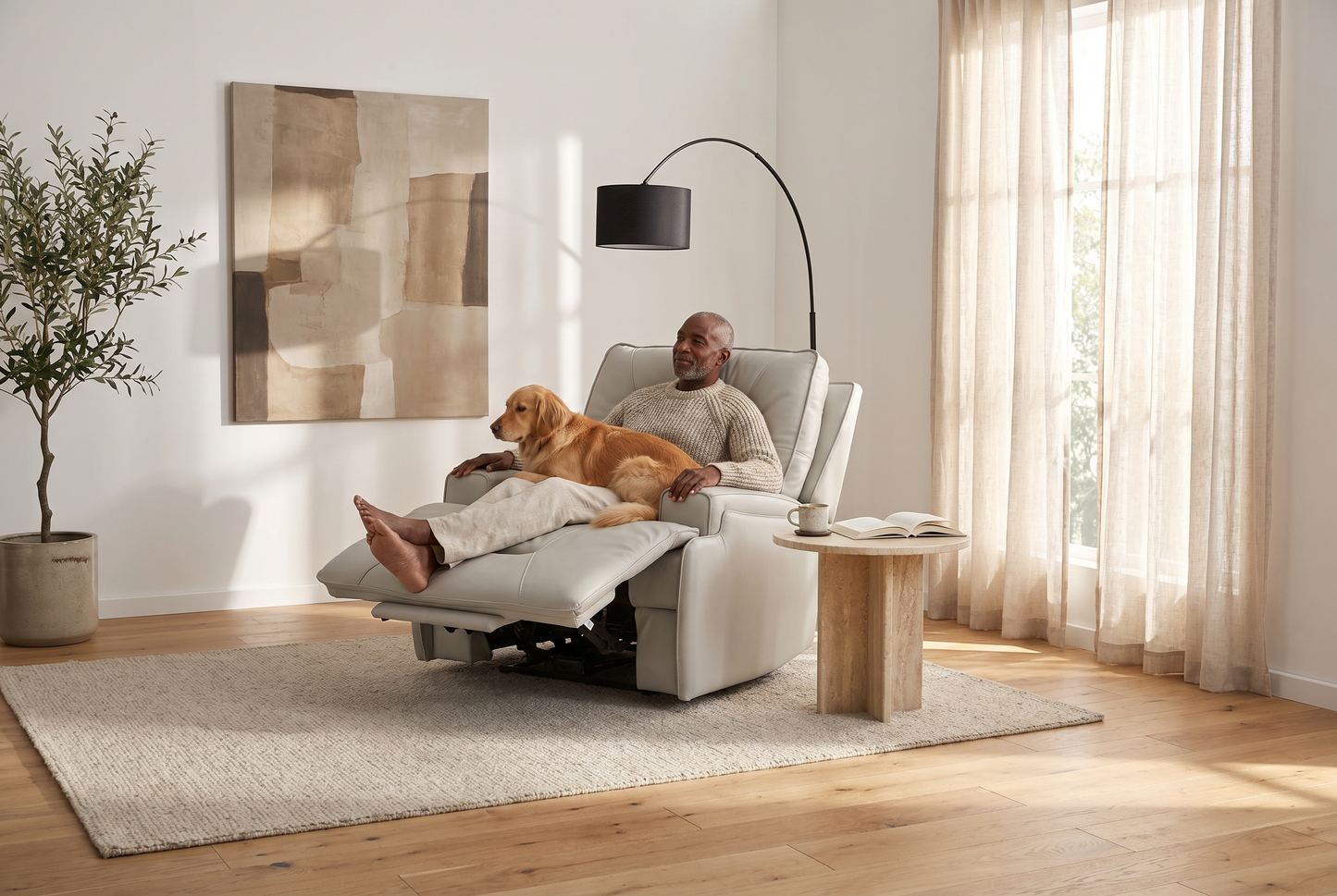 Atlas Fog 3-Piece Power Reclining Lounge Room Set
