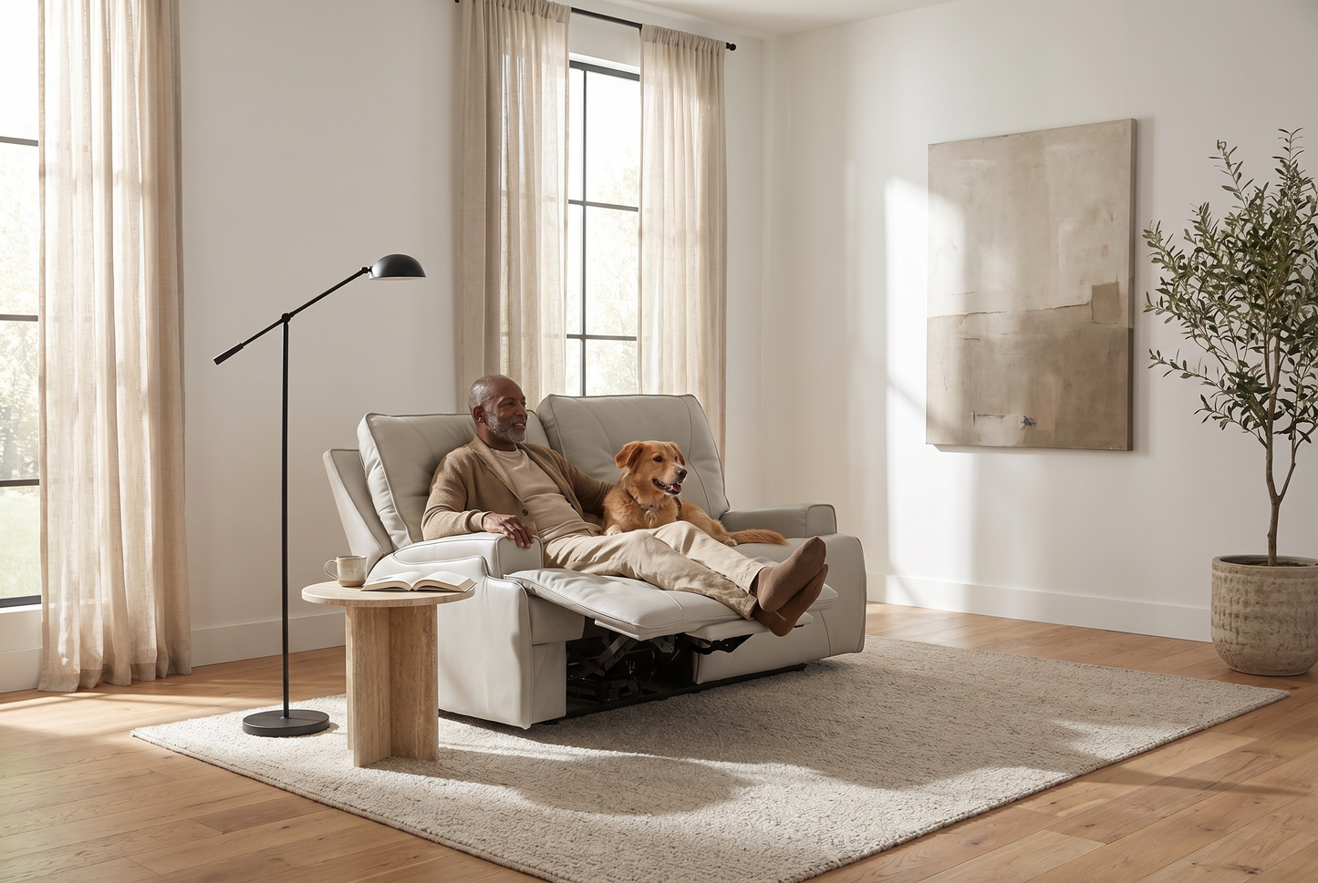 Atlas Fog 3-Piece Power Reclining Lounge Room Set