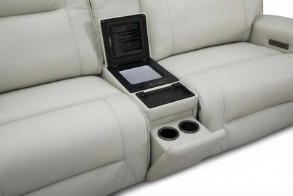 Atlas Fog Zero Gravity Power Reclining Lounge Room Sofa w/ Fridge