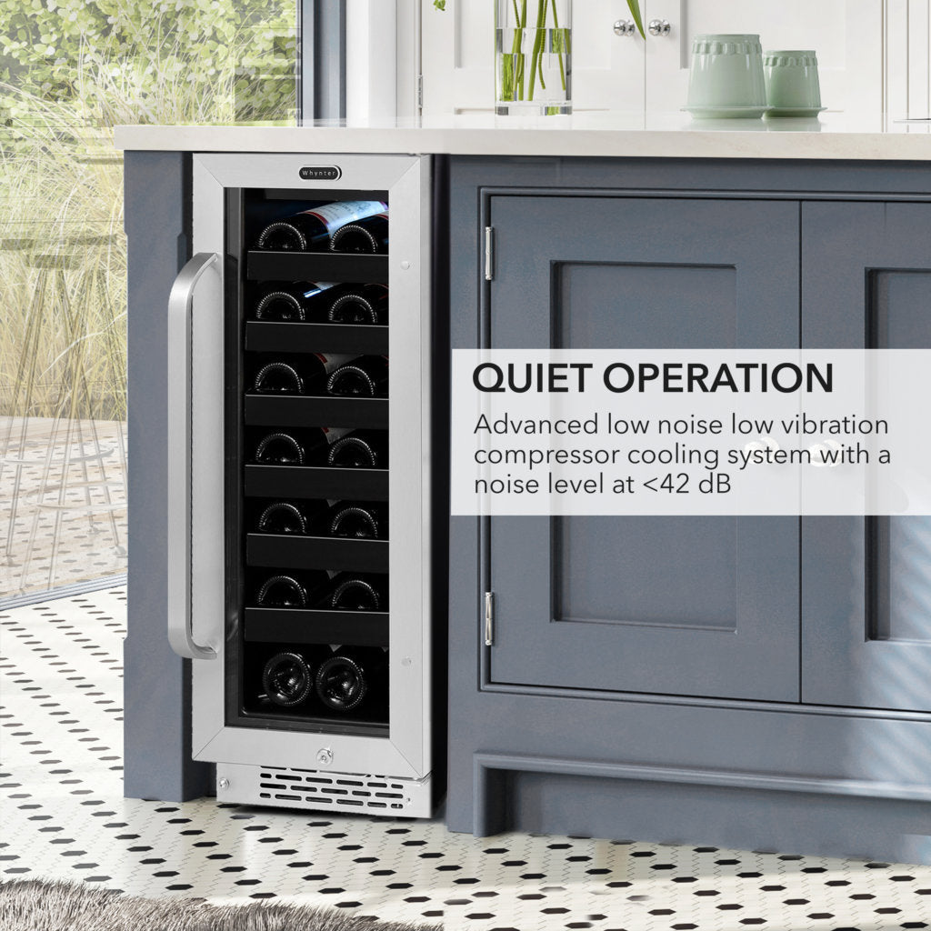 Whynter 20-Bottle Undercounter Wine Fridge | BWR-208SB