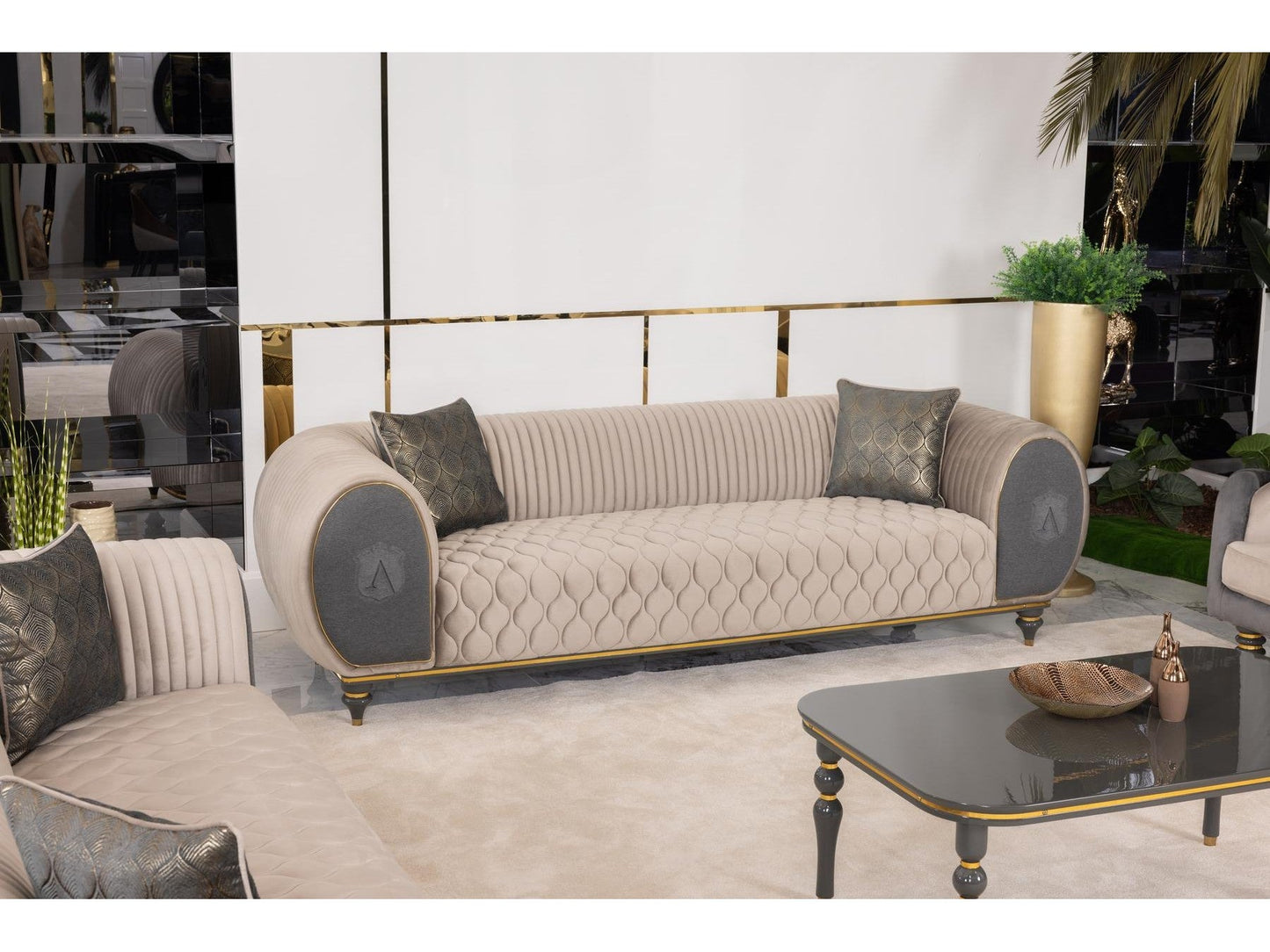 Capella 3 Seater Lounge Room Sofa