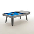 Santorini 7’ Outdoor Slate Pool Table with Dining Top and Ping Pong