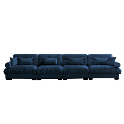 Super Comfort Oversized Modular Sectional Sofa, Deep Seat Convertible L Shaped Couch